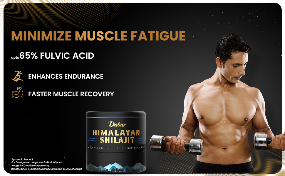 Dabur Himalayan Shilajit Resin – 15g | 500mg per Serving | Boosts Strength, Stamina & Muscle Growth | Shilajit for men |100% Ayurvedic Grade A Shilajit Sourced from the Himalayas (Up to 19,000 ft)