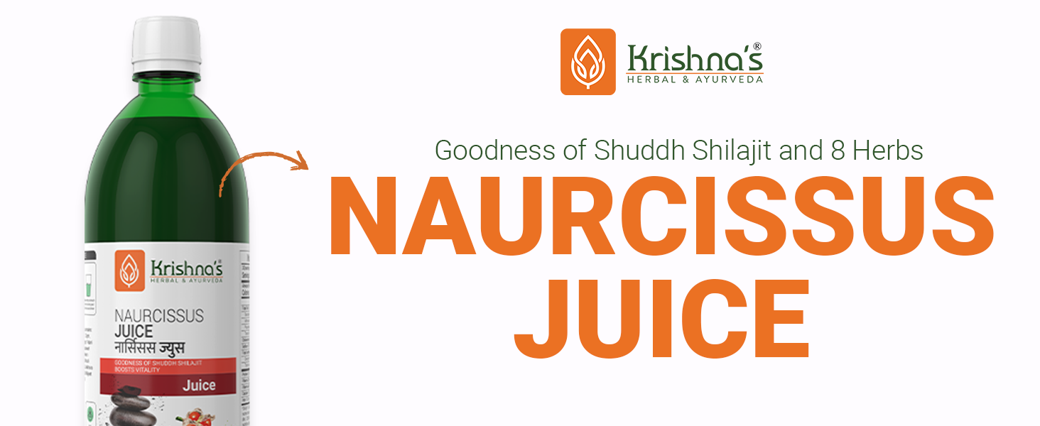 KRISHNA'S HERBAL & AYURVEDA Krishna'S Naurcissus Juice-1000 Ml Ayurvedic Ingredients Ashwagandha,Kaunch Beej,Vidari Kand,Shatawari,Akarkara,Safed Musli,Gokhru Etc Helps In Boosting Stamina