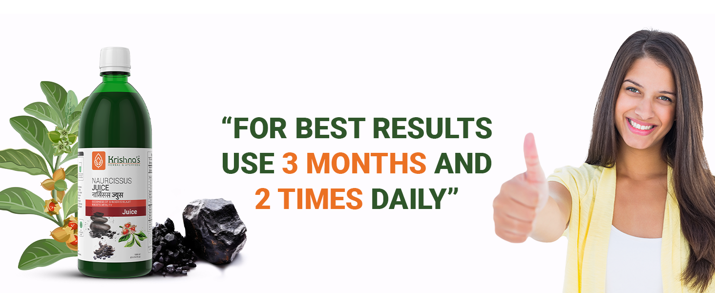 KRISHNA'S HERBAL & AYURVEDA Krishna'S Naurcissus Juice-1000 Ml Ayurvedic Ingredients Ashwagandha,Kaunch Beej,Vidari Kand,Shatawari,Akarkara,Safed Musli,Gokhru Etc Helps In Boosting Stamina
