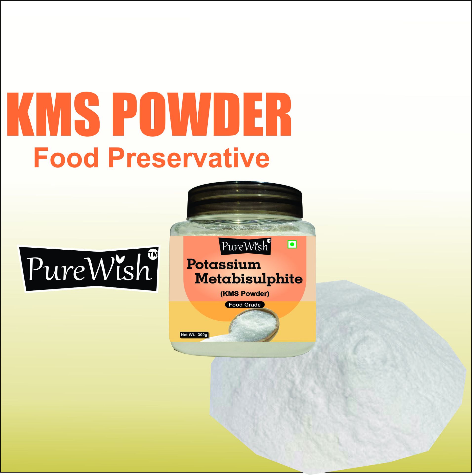 Potassium Metabisulphite | KMS Powder | food preservative, 300g