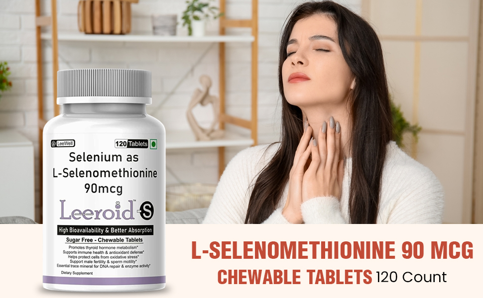 S by LeeWell Chewable Selenium L-Selenomethionine | 120 Tablets