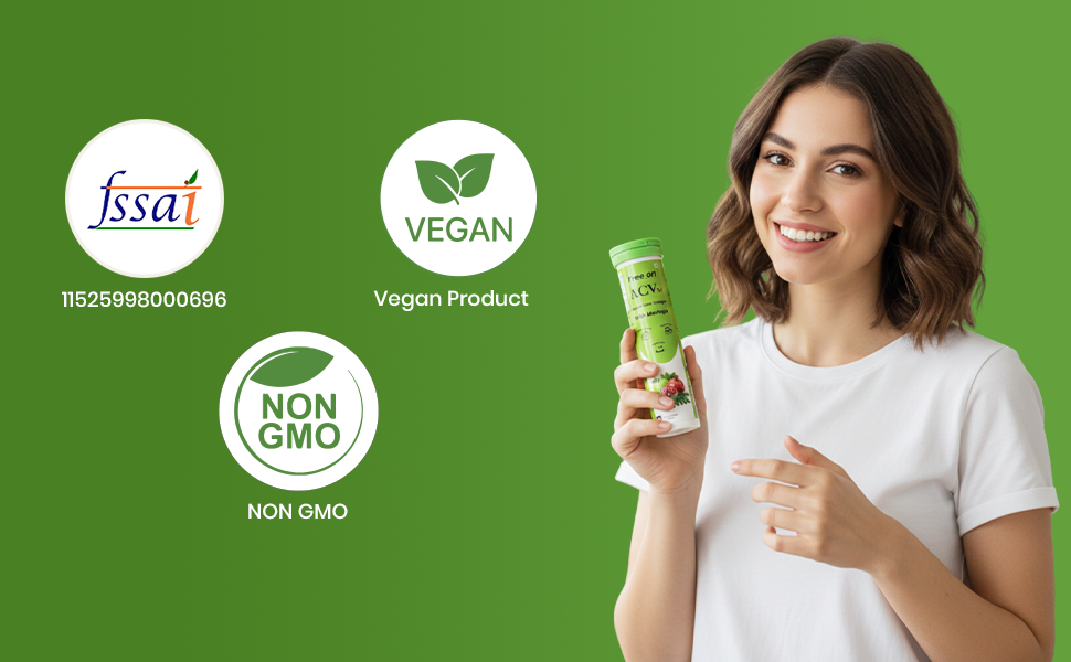 Free On ACV Moringa Effervescent Tablets for Weight Loss, 15 Tablets