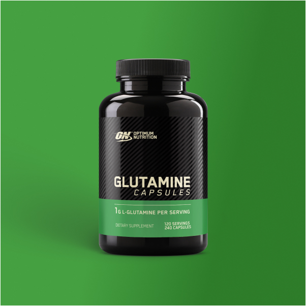 Optimum Nutrition L-Glutamine Muscle Recovery Capsules, 240 Ct