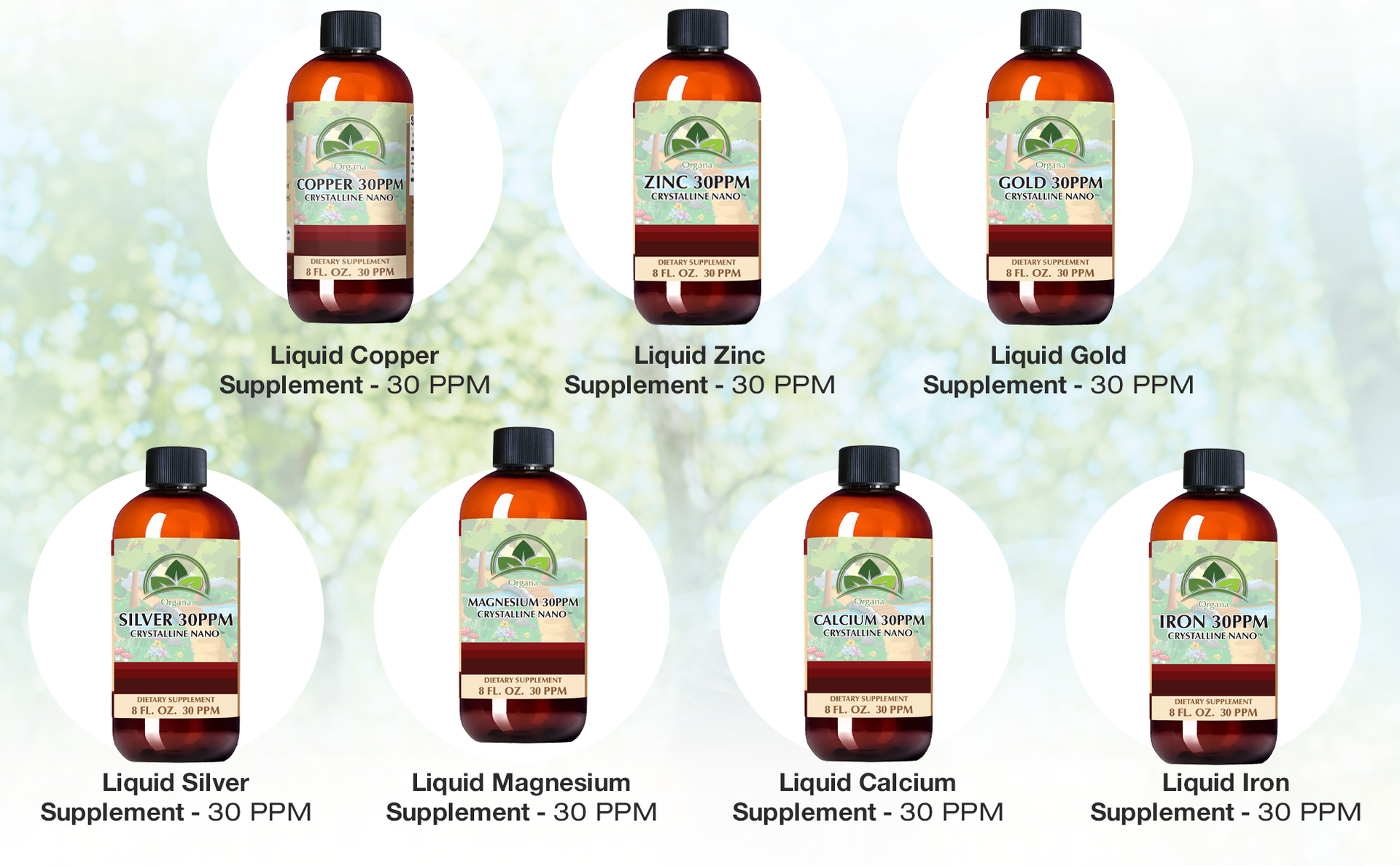 Organa Pure Crystalline Liquid Copper Supplement - 30 PPM - High Absorption Copper
