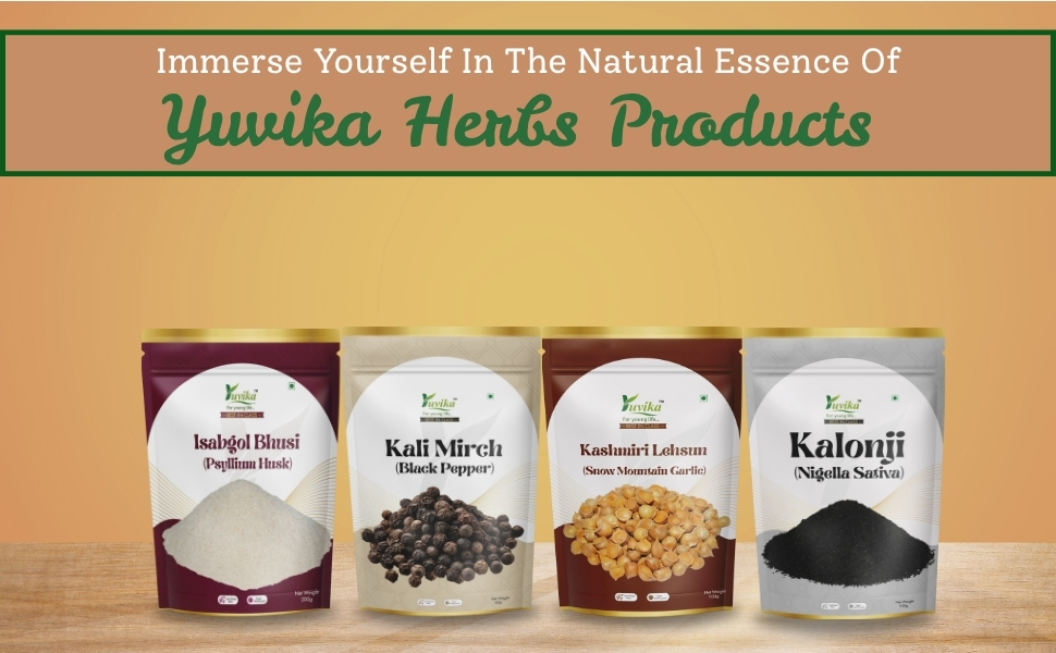 Yuvika Kashmiri Lehsun - Snow Mountain Garlic - Allium sativum - kashmiri Garlic 100 Grams