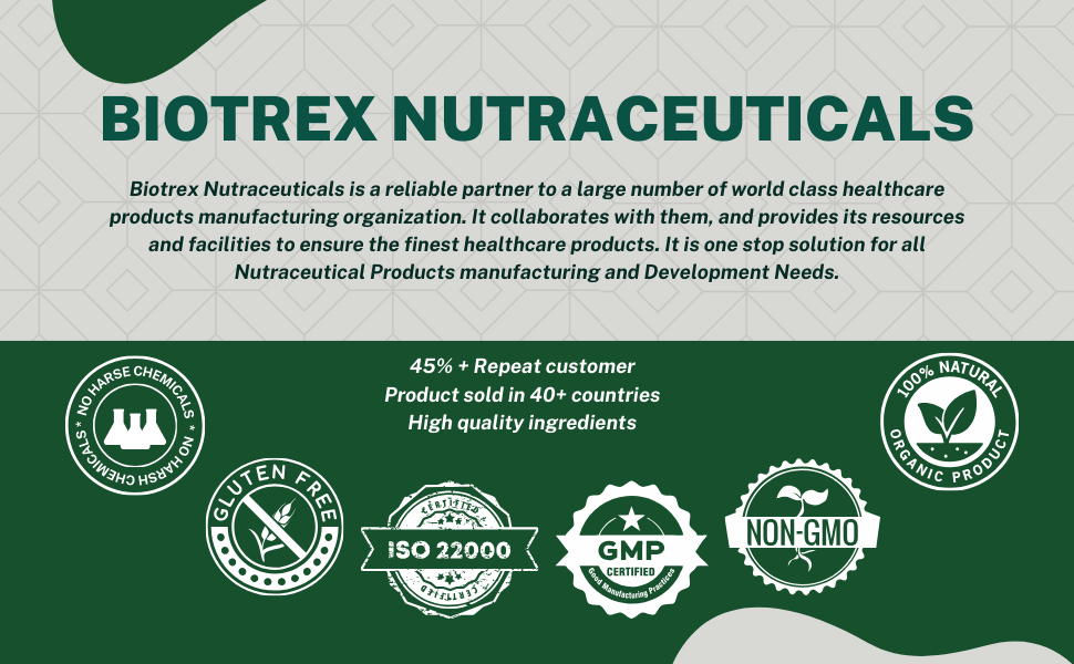 Biotrex Nutraceuticals Evening Primrose Oil 1000mg | Contains High GLA (10%) With Omega 6 & 9 | Supports Skin Health & Hormonal Balance | Women's Health | PMS & Menopause Comfort | Gluten Free & High Potency | 60 Softgels