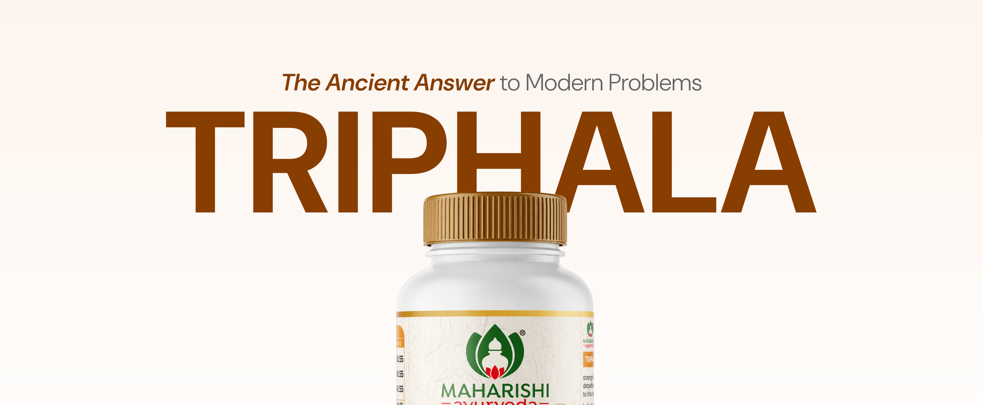 Maharishi Ayurveda Triphala Tablets 1000 MG | Supports Healthy Digestion | Improves Bowel Wellness| Relieves Constipation | Pure Herbs Used | (250 Tablets (Pack of 1))