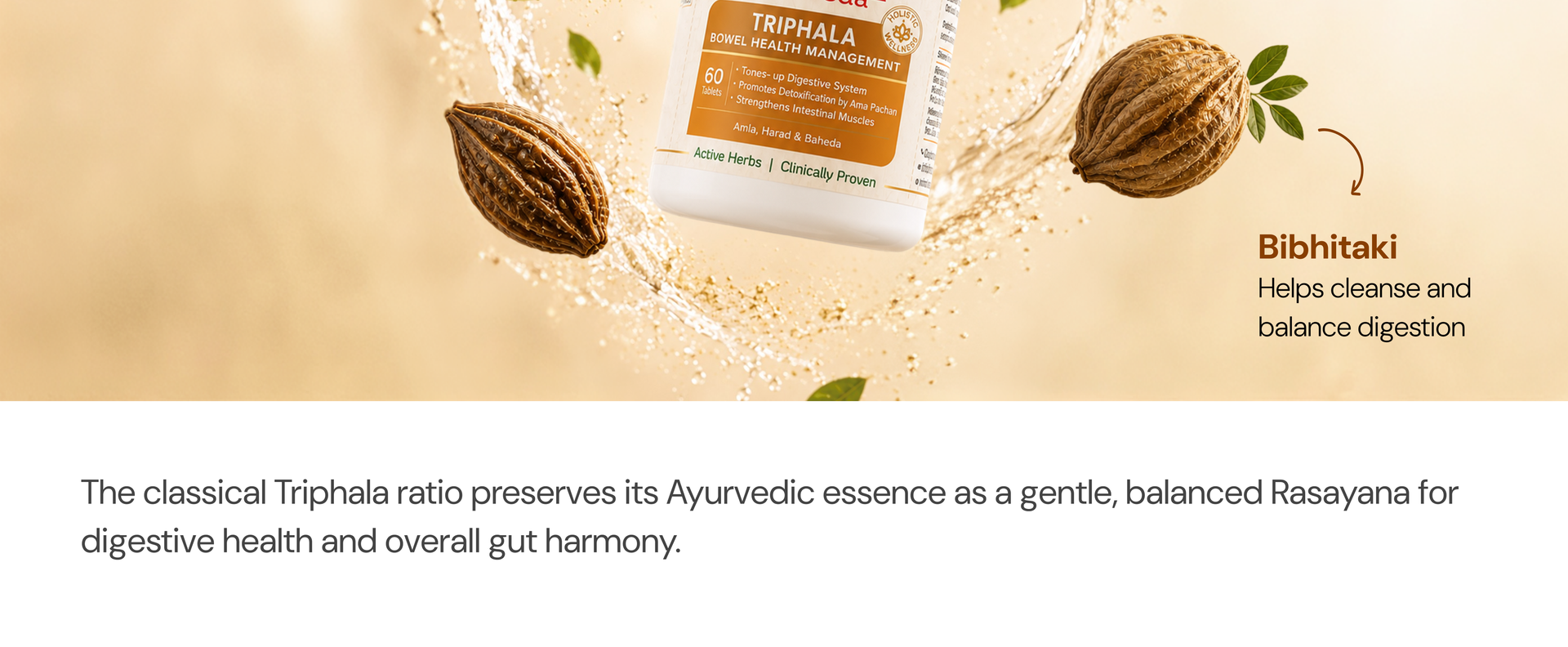 Maharishi Ayurveda Triphala Tablets 1000 MG | Supports Healthy Digestion | Improves Bowel Wellness| Relieves Constipation | Pure Herbs Used | (250 Tablets (Pack of 1))