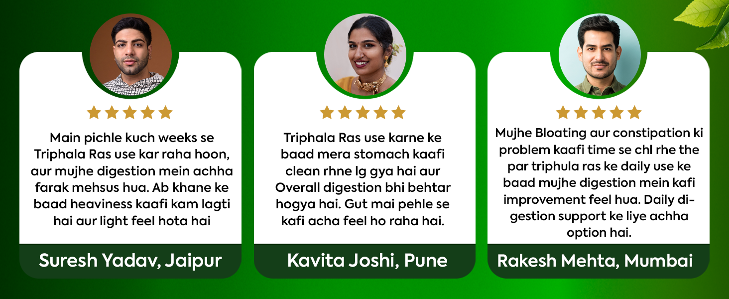 Jeena Sikho Triphala Ras Juice | Ayurvedic Digestive Tonic & Natural Detox juice | Triphala juice for Immunity, Constipation & Acidity, 500 ml, Pack of 2