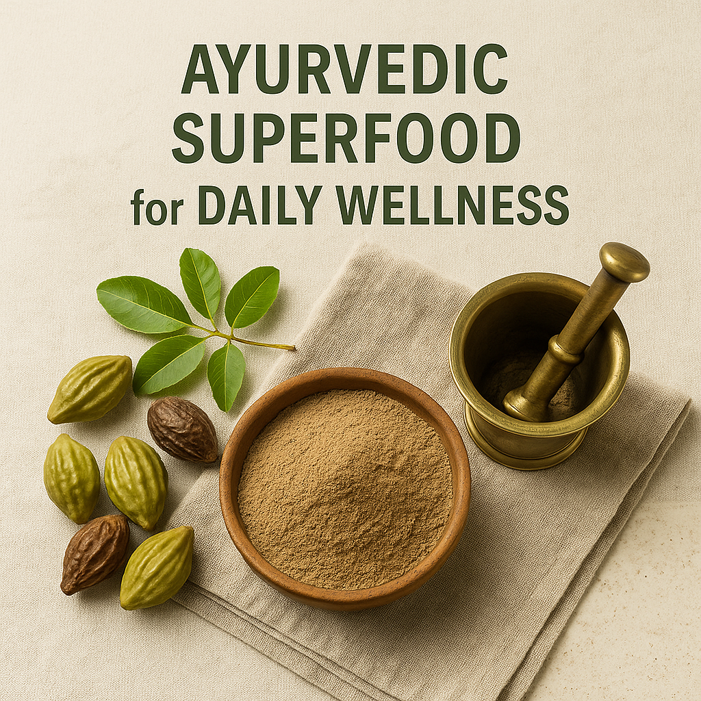 Pure Organio Organic Harad Powder | Haritaki Powder | Terminalia Chebula | Kadukkai Podi | Karakkaya Pudiyamu | 100% Natural & NPOP Indian Organic Certified | 100 Gm