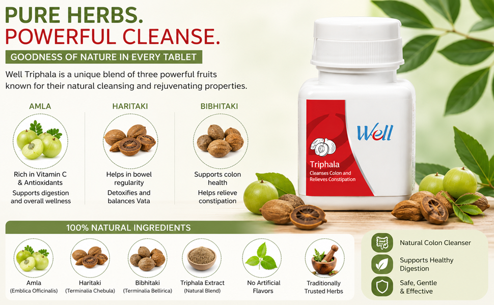 Well Triphla tablets - 60 N