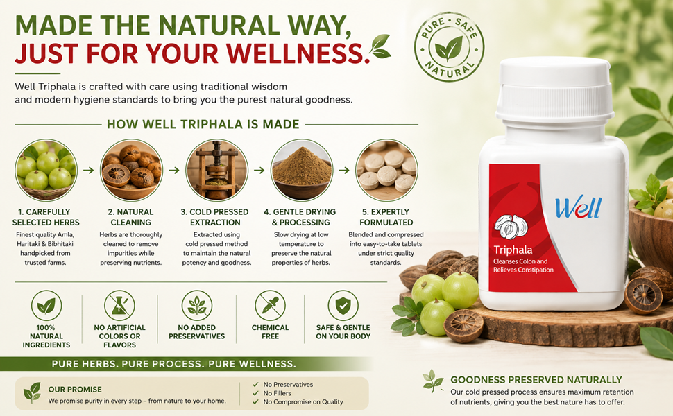 Well Triphla tablets - 60 N