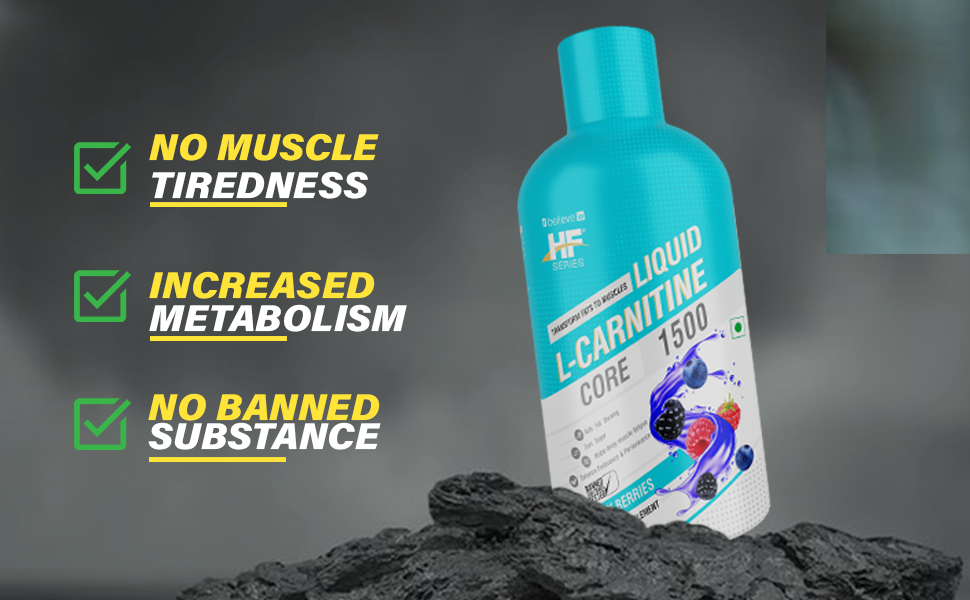 HF Series Liquid L Carnitine 1500 mg,Burns Fat For Energy (400 ml Fruit Punch)| Energy 4.50 kcal | Carbohydrate 2.24G| Sodium 5.99 Mg| L Carnitine 1.50 G | Increase body metabolism |
