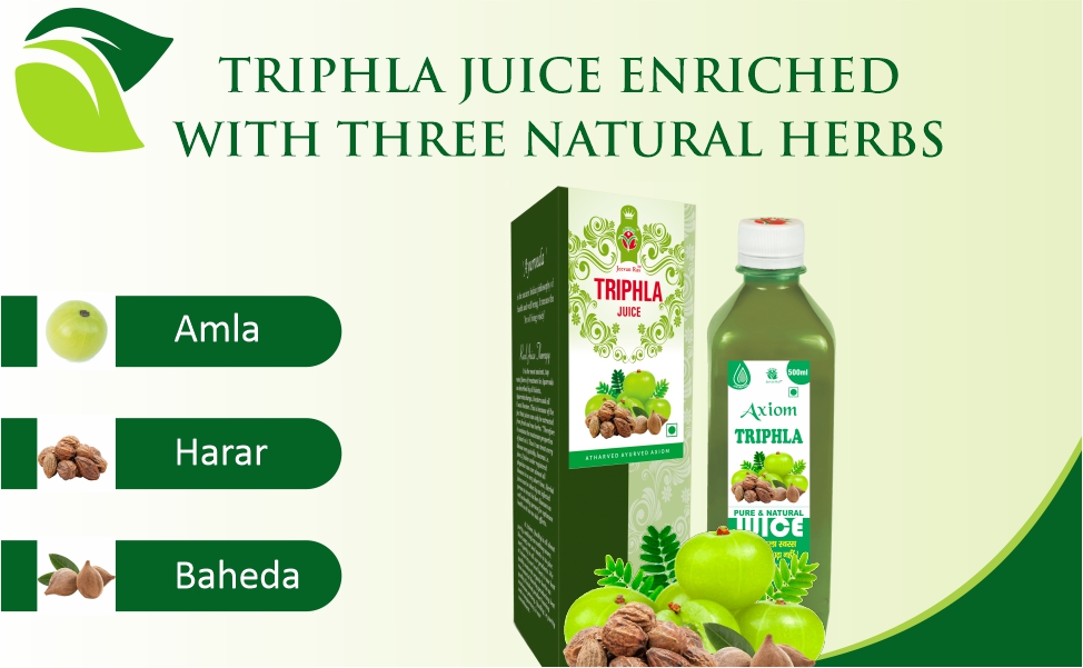 Triphla Aloevera Juice 500ml | Boost Digestion System | Immunity Booster | Helps in Acidity | WHO GLP,GMP, ISO Certified Natural Product |Product