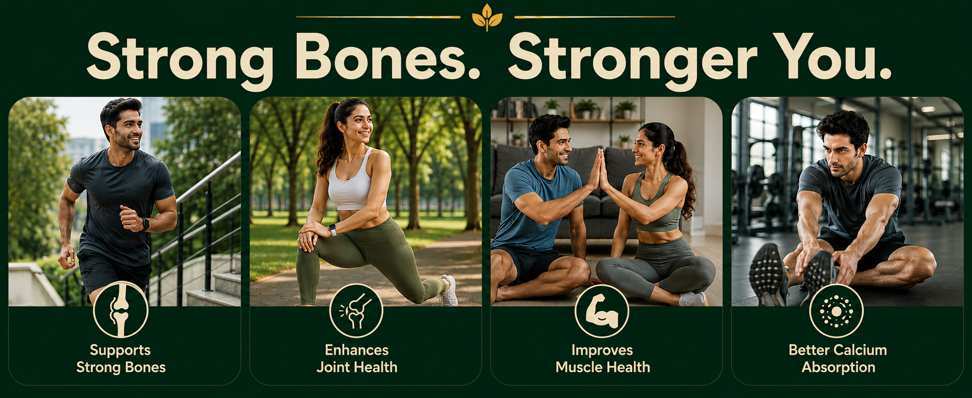 Calcium Magnesium Zinc with Vitamin D3 & K2 (MK-7) | High Absorption Calcium Citrate Malate Supplement with Alfalfa & Moringa | Supports Bone Health, Joints & Immunity – 60 Veg Tablets