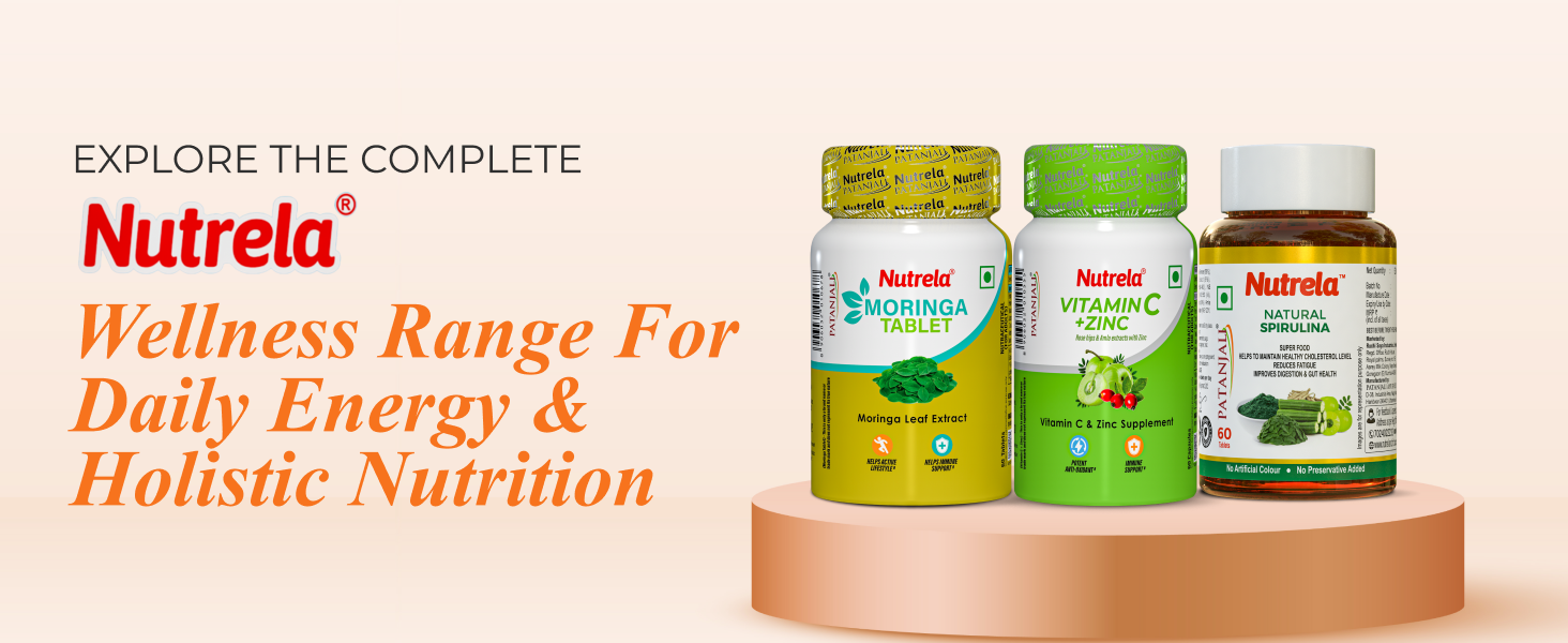 Nutrela B Complex with B1, B2, B3, B5, B6, B7, B9, & Vitamin B12 for Men & Women | Vitamins, Moringa and Spirulina for Energy, Gut, Immunity & Brain Health - 30 Veg Capsules (Pack of 2)