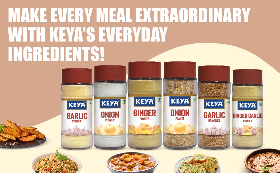 Keya Ginger Powder 40g | All-Natural and Dried |Instant ginger Powder | No Additives, Preservatives | Pack of 2
