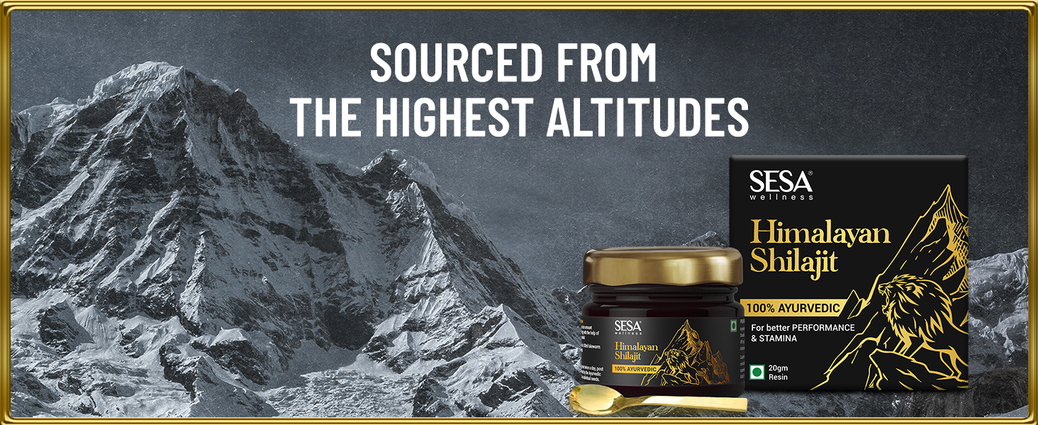 SESA Himalayan Shilajit Original 30 g Shilajeet Resin -100% Ayurvedic Helps boost Strength, Endurance & Immunity with 70%+ Fulvic Acid (Contains Lab Certificate), 30 g