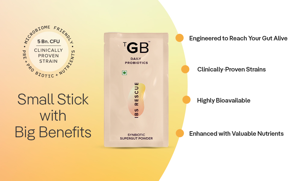 The Good Bug Ibs Rescue C Supergut Powder For Constipation Relief & Irritable Bowel Syndrome|Pre & Probiotic Supplement|5 Billion Cfu Of Clinically Proven Strains|30 Days Pack