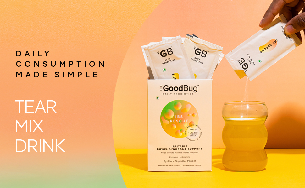 The Good Bug Ibs Rescue C Supergut Powder For Constipation Relief & Irritable Bowel Syndrome|Pre & Probiotic Supplement|5 Billion Cfu Of Clinically Proven Strains|30 Days Pack
