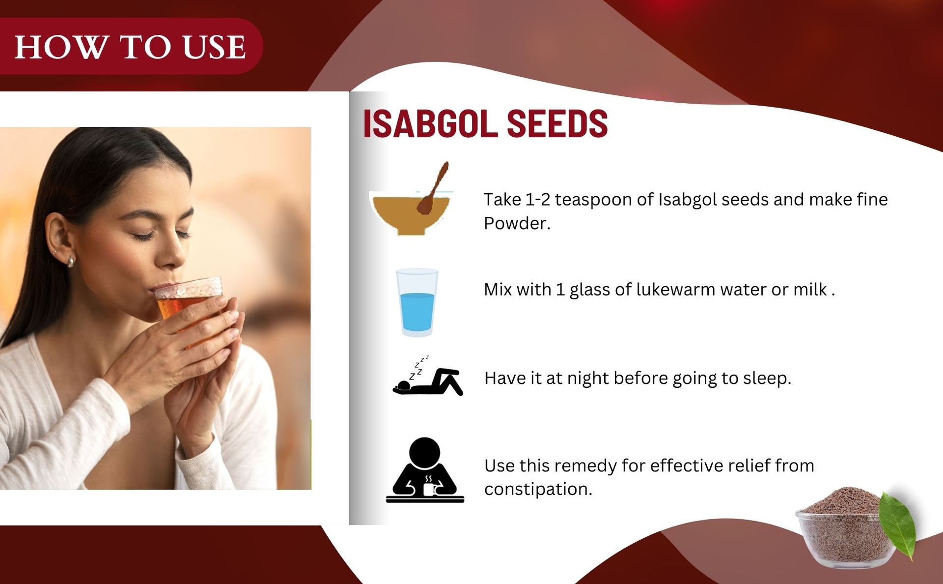Brijbooti Isabgol Beej 100 Gram - Psyllium Seeds - Edible Isabgol Seeds - Plantago Ovata | FSSAI, GMP, ISO Certified