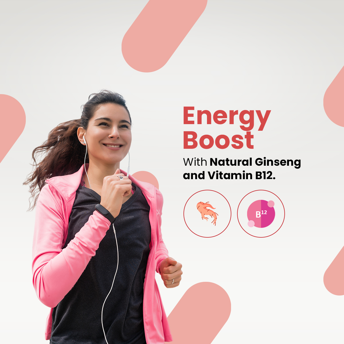 Revital For Women With Multivitamins, Calcium, Zinc & Natural Ginseng For Daily Immunity Strong Bones, And Enhances Energy Level - 60 Tablets