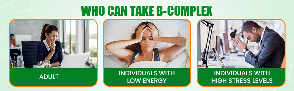 B-Complex Veg Tablets | All 8 Essential B Vitamins for Immunity, Energy & Nerve Health | Vitamin B Complex Supplements for Women & Men - 60 Vegetarian Tablets