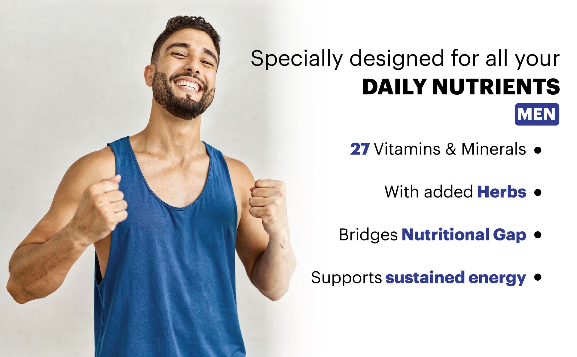 Multivitamin Capsule for Men & Women | Vitamins, Minerals, Calcium and B complex | 60 Capsules (Pack of 2)
