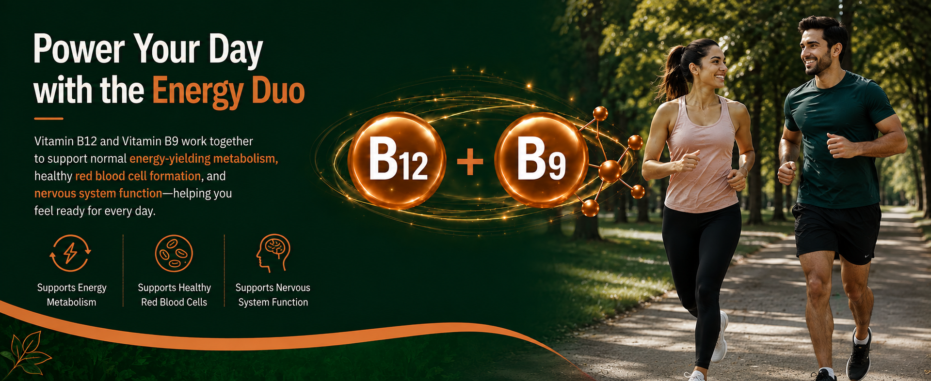 Vitamin B Complex with Vitamin B12 & Biotin | Pure Bioactive B1, B2, B3, B5, B6, B9 | High Potency B Complex Supplements for Energy, Brain, Metabolism & Immunity - 60 Veg B Complex Capsules