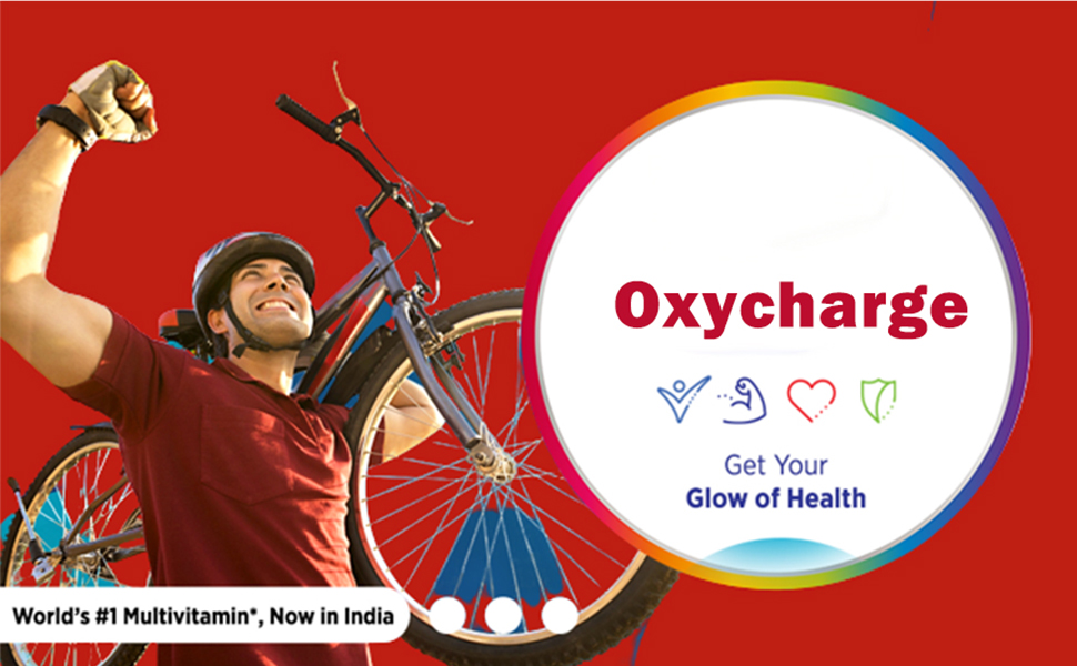 OXYCHARGE Syrup Multivitamin, Vitamins, Minerals, Beta Carotene, Ginseng For Immunity & Energy For Men & Women (Pack 2) 600 Syrup