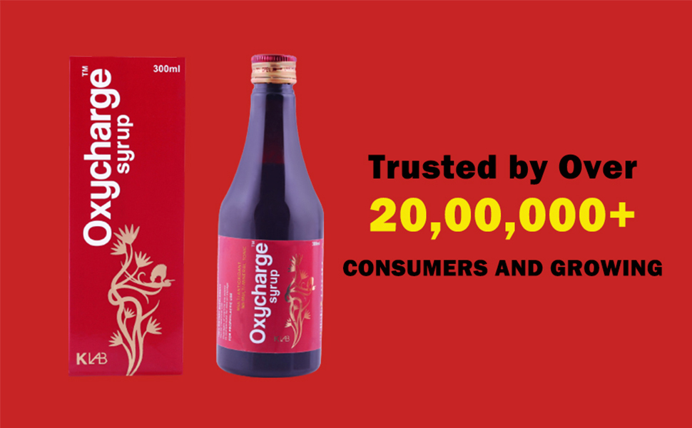 OXYCHARGE Syrup Multivitamin, Vitamins, Minerals, Beta Carotene, Ginseng For Immunity & Energy For Men & Women (Pack 2) 600 Syrup