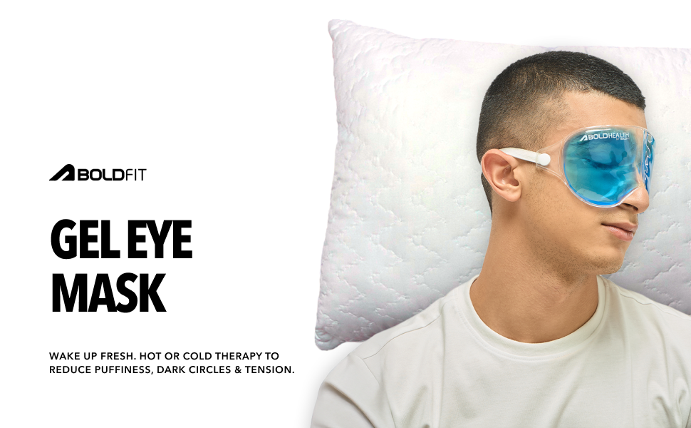 Cooling Eye Gel Mask for Dark Circles, Dry eyes ,Pain Relief, Redness,Eye Patches Cooling Gel Pads For Women & Men- Blue, One size