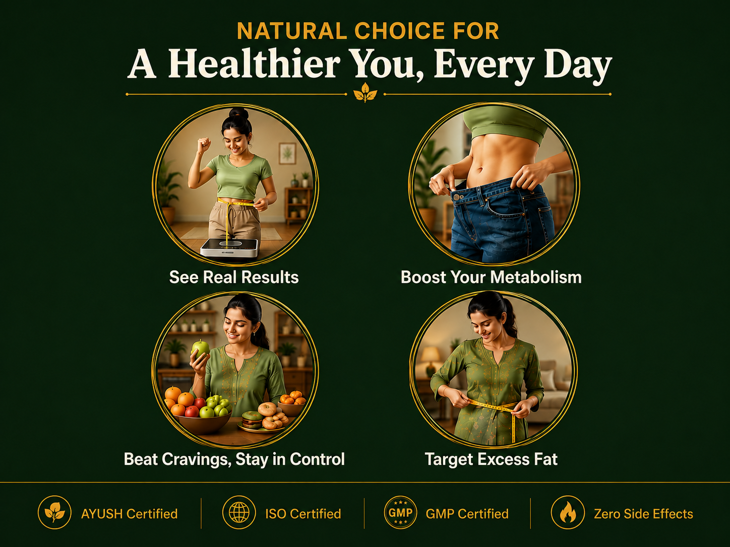Slim Care Capsules for Women - Weight Management Nutritional Supplement | 60 Veg Capsules