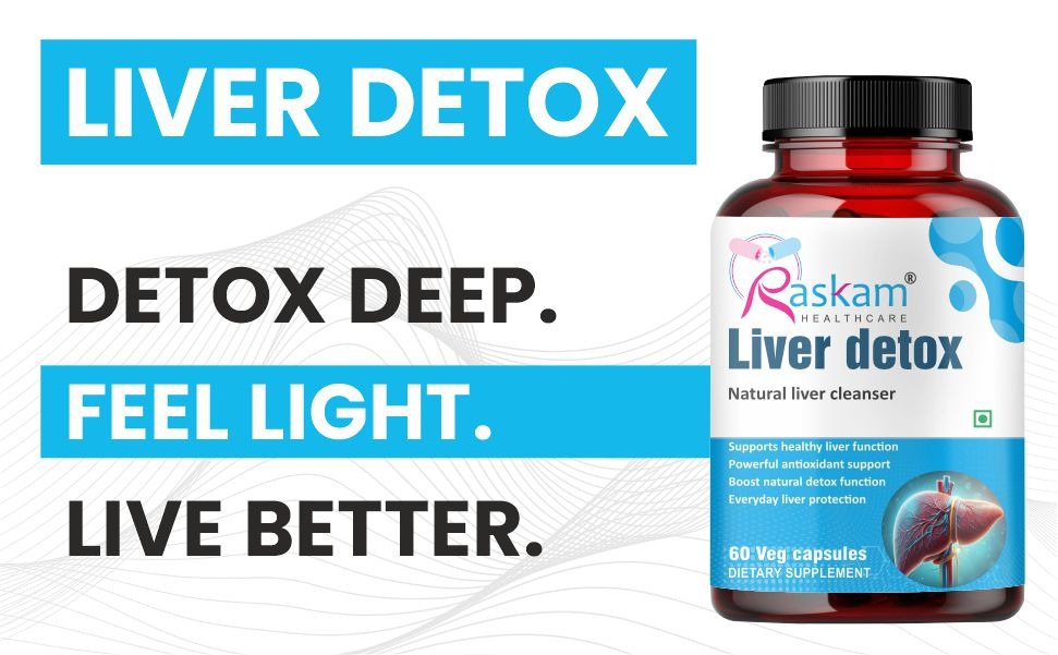 Liver Detox Supplement - Natural Detoxification Formula - Milk Thistle - Digestive Enzymes - Supports Liver - Fit Health Fatty Liver Care - Body Detox Support - 100 Capsules