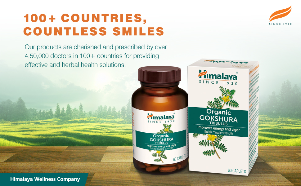 Himalaya Organic Gokshura Pack of 60