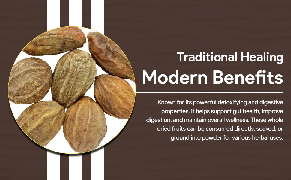 CELLUTION Badi Harad (Sabut) - 350gm Haritaki | Karakkaya | Yellow Terminalia Chebula | Kadukkai | Haritaki Natural | Inknut Whole | Harad Badi Pili | (350 Grams)
