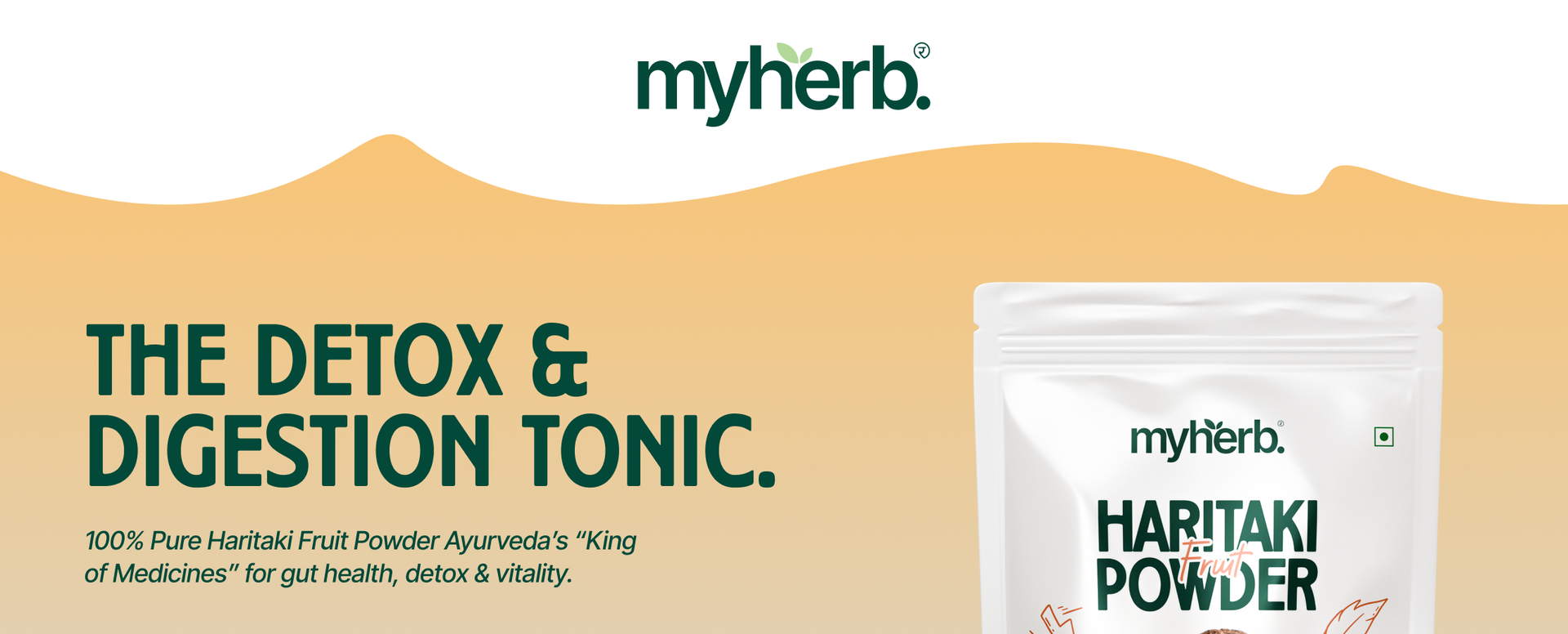 MYHERB 100% Natural Haritaki Powder || 227 Gm/0.5 Lbs || Terminalia Chebula || Ayurvedic Herb || Support Healthy Elimination || For Men & Women-