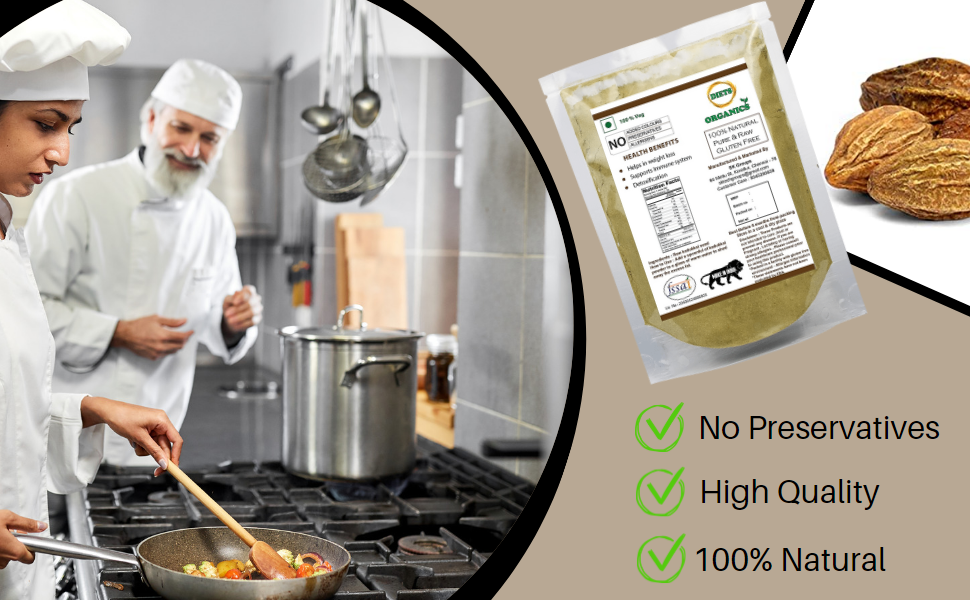 DIETS ORGANICS Kadukkai Powder l Haritaki l Terminalia Chebula Powder -100Gms pack of 1
