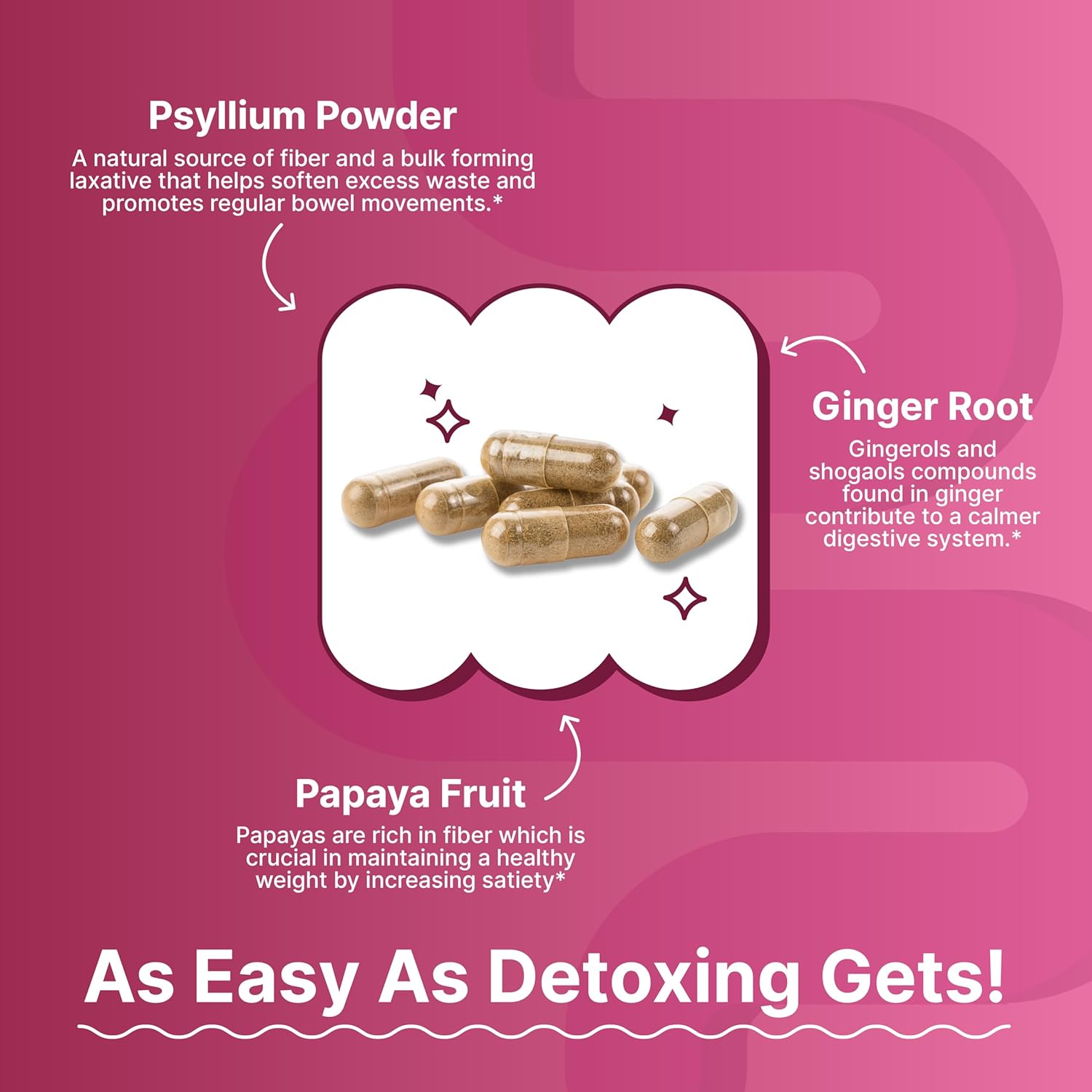 Red Capsule Constipation Constipation Relief Capsules - Natural Gut Health