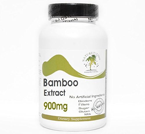 Bamboo Extract 900mg ~ 90 Capsules - No Additives ~ Naturetition Supplements 2