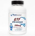 GTF Chromium 200mcg // 200 Capsules // Pure // by PureControl Supplements 2