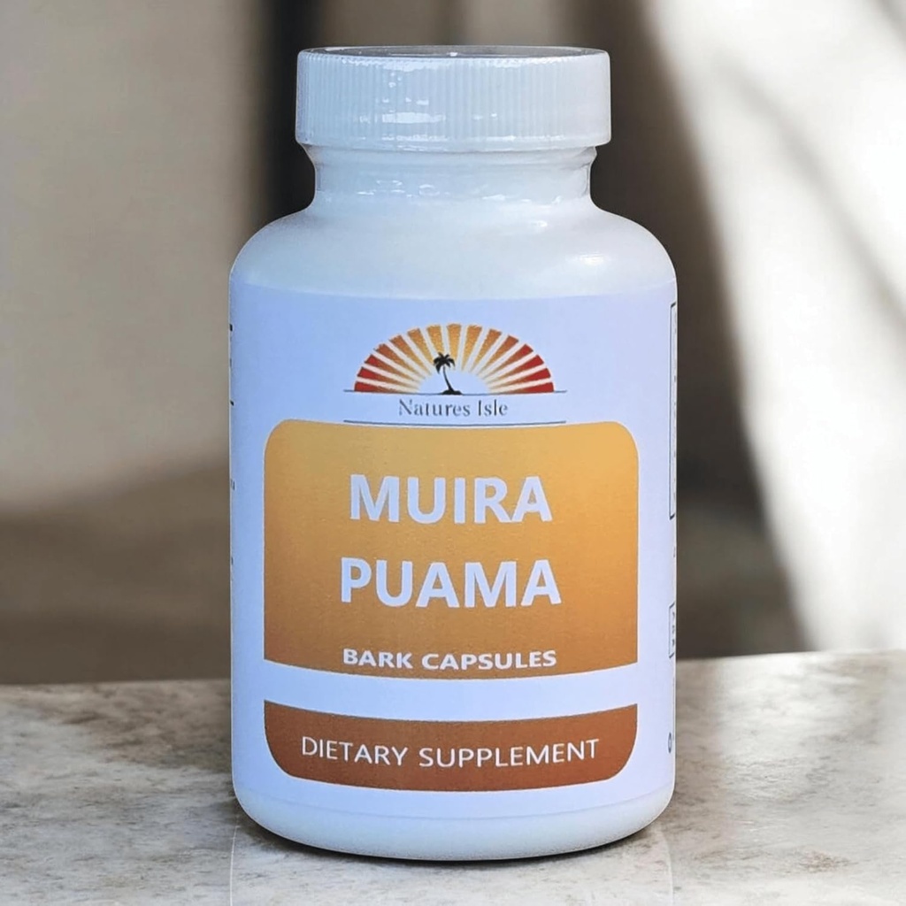Generic Muira Puama Bark Powder Capsules 500mg - 120 2