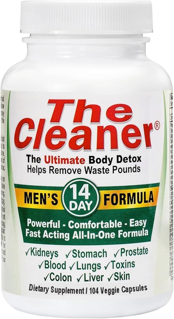 Centuryⁿ Syst𝐞ms The Cleaner Detox, Complete Internal Cleansing Formula, Support Digestive Health, Vegetarian Capsules (Men 14 Days) 2