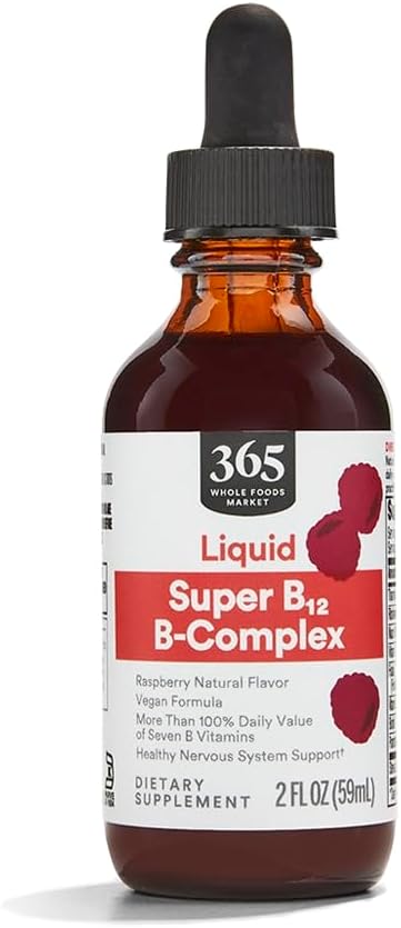 365 by Whole Foods Market, Vitamin B Complex Gly, 2 Fl Oz (Pack of 2) 2