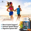 Silicon Sea Moss Black Seed Oil Ashwagandha Bladderwrack Burdock - 180 Count 5