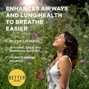 Betterbrand BetterLungs Daily Respiratory Health Supplement (60 Capsules) | with NAC, Vitamin D, Elderberry, Ginseng, Mullein, and Reishi Mushroom | for Lung Health and Allergy Relief (Pack of 2) 5