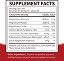 Triple Magnesium Complex 900 mg Liquid, Magnesium Glycinate, Citrate, Malate with Potassium, Calcium, Vitamin B6 for Adults - Vegan, Non-GMO, Gluten Free - 2 Fl Oz 3