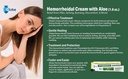 Globe Hemorrhoidal Cream, Phenylephrine HCl, Pramoxine with Aloe, Relief from Burning, Itching and Discomfort of Hemorrhoids, 1.8 Ounces 5