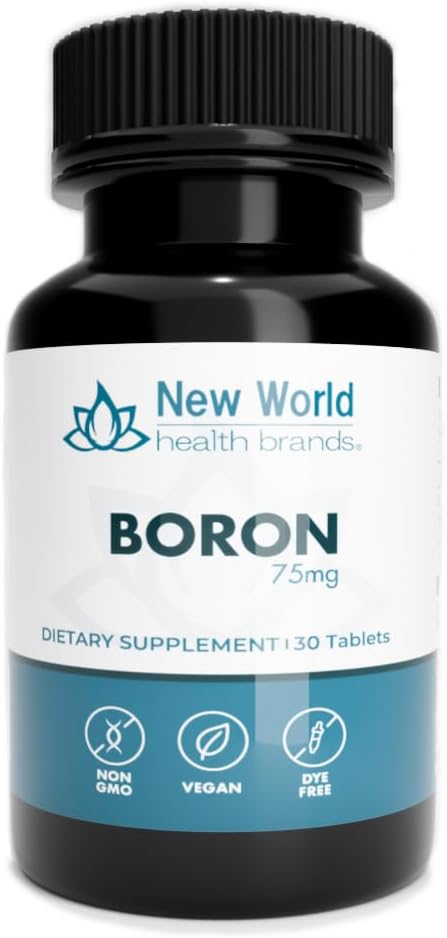 Boron Mineral Supplement 75mg | 30 Count - Trace Minerals Your Body Needs to Maintain Optimal Health and Wellness 2
