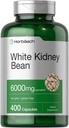 Horbäach White Kidney Bean Extract Capsules | 6000mg | 400 Count | Non-GMO & Gluten Free 2